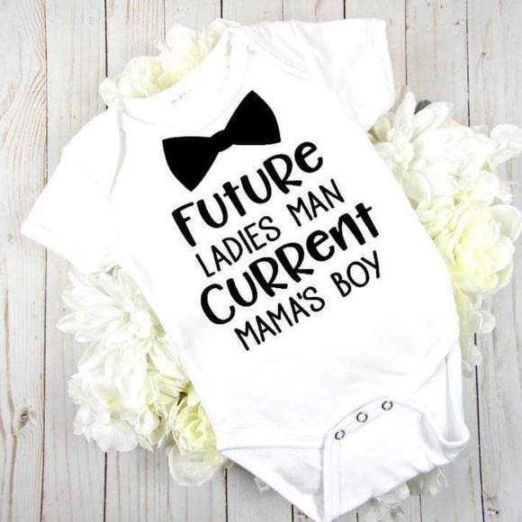 mama's boy onesie
